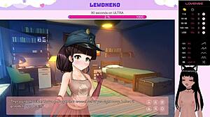 Lewdneko Plays Naked Hentai Dating Game With Small Tits Anime