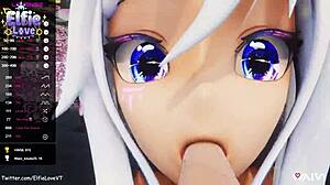 Elfie Love Gives POV Blowjob In 3D Hentai