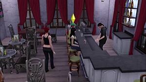 Intense Scene in Wicked of Whimsville Bar