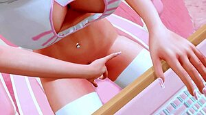 Perverted Stepdaughter Deep Throats for Stepfather in Sims Me Animation