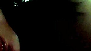 Young student learns blowjob from teacher in dark Netflix room, leading to cum.