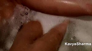 Watch Sexy Bangladeshi Coed Babe Kavya Finger Her Tight Pussy In Bath Tub With Boobs!