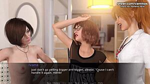 three lesbian teens lick and finger wet pussies