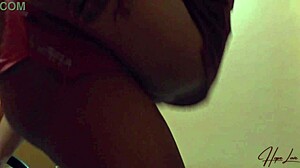 Malaysian Milf Rides Brother-in-Law on Bed in Homemade Cowgirl with Big Ass and Pussy.