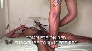 hot blowjob scene in living room bed