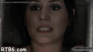 Femdom mistress torments slaves with hardcore fucking and blowjobs