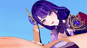 Teen POV Sex With Raiden Shogun In Genshin Hentai