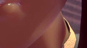 The bitch fucks different men to reach orgasm