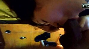 I love sucking my stepbrother until he cums in my mouth