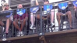 Exhibitionist Bride Helena Price Flashes Hairy Pussy Outdoor at Wedding