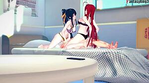 i feel so drawn to this fantasy see through cartoon hentai anime trailer for hs dxd ntr madness 3 on sheer