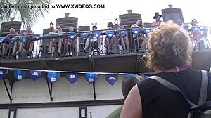 Exhibitionist Bride Helena Price Flashes Hairy Pussy Outdoor at Wedding