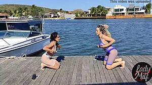 Latina Lady Dances to Lose Calories