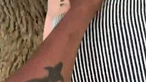 Amateur couple caught fucking in park with creampie finish