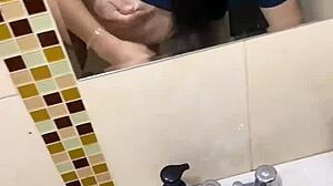 Colombian Teen Banged Hard in Public Bathroom Quickie
