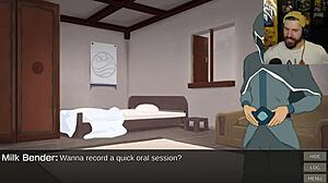 korra becomes a furry and bends cum