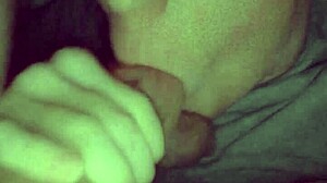 I suck my own big dick in beautiful autofellatio