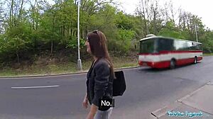 Hey, wanna ride cowgirl style in this outdoor public bang?