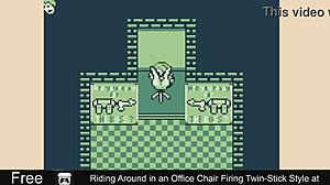 Riding Office Chair In Twin-Stick Game
