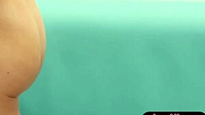 cute blonde lindsey knight does a striptease, getting naked and clothes ripped 😘