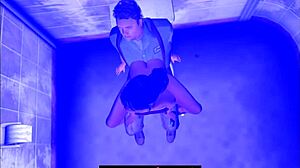 Paying the RENT and UTILITIES in a cartoon