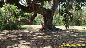 Smoking Hot Milf Masturbates Outdoors With Passion