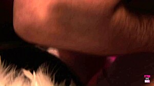 two blondes and a brunette in sexy lingerie get slammed by masked guys 😈