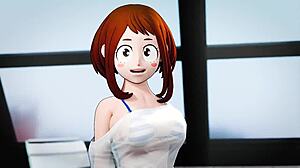 Ochaco Uraraka Recruits Heroes In Gangbang Hentai