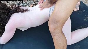 After fucking by the river with a stranger, this Latina heads to her friend's house to bang the husband in anal lingerie outdoor public monster cock black 1 on 1 action.