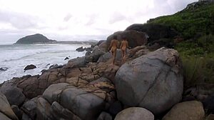 outdoor walk with the girls showing off