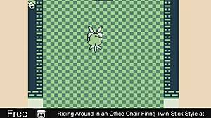 Riding Office Chair In Twin-Stick Game