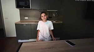 Truth or Dare Turns Into Wild Table Sex and Creampie! 😍