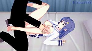 Chiaki Kanda and Kotone Hara have intense sex in hentai