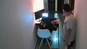 Shy Security Guard Agrees to Film but It Turns Unexpected