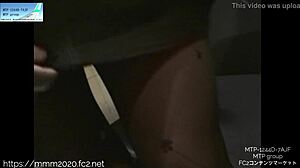 Rina Shows Pantyhose Legs In Image