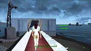 Fallout 4 Character In Sexy Lingerie Fashion