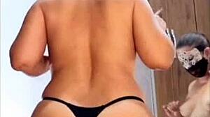 Best anal and assfucking moments in lingerie striptease compilation!