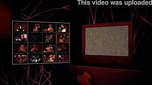 In this hentai game, a cosplay girl with big tits gets fucked by furry monsters in erotic costumes.