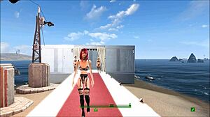 Fallout 4 Character In Sexy Lingerie Fashion