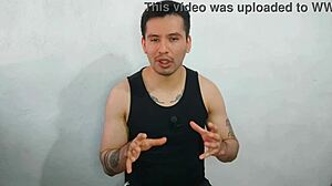 Young Twink Gives Oral to Best Friend's Uncle's Monster Cock and Swallows Cum