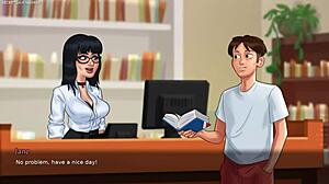 Busty Stepmom Shows Huge Breasts In Summertime Saga 3D Game