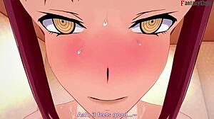 Makima gets chained up in this hentai bondage anime. she takes pov fucking in 3d cartoon fantasy sex on sheer