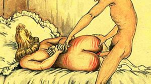 Vintage erotic drawings