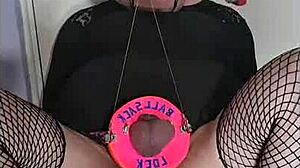 Crossdressing Sissy in Self-Gay BDSM Activities