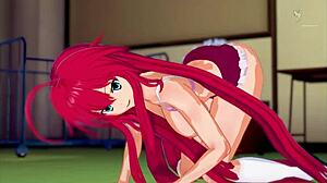 Rias Gremory learns porn star fucking 😏