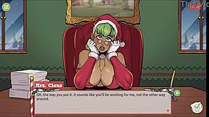 Naughty Elf and Sexy Santa Wife in Claus Secret Surprise Xmas Hentai Game Ep 1