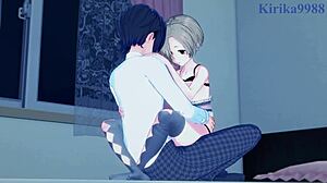 Koume Shirasaka and Hinako Kita Intense Sex in Idolmaster Cinderella Girls Hentai