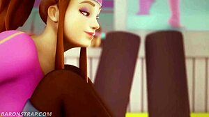 Lesbian Training in 3D Hentai Anime