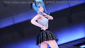 Mmd R-18 Suisei Strips in Wild Anime Action