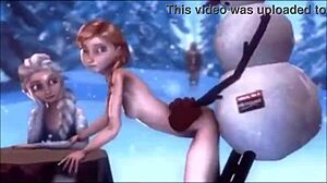 Conversational-Emoji Frozen hentai mix in cursed HMV compilation video! ❄️